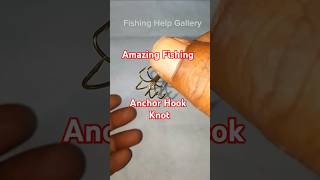 Capable of catching more fish fish line 6 hook fishing anchor is tied fishinghooktie fishinknot [upl. by Llehsar]