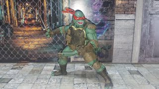 unboxing video review en español de figura neca TMNT the last ronin Raphael [upl. by Pressey]