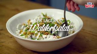 Waldorfsalat til kalkunen Slik lager du det  TINE Kjøkken [upl. by Siffre]