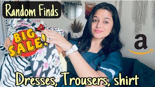 Amazon Dresses Trousers Shirt Haul Random Finds  Amazon Haul The Touchupgirl [upl. by Enahc]