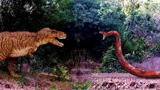 TITANOBOA vs TREX  ¿Quién Ganaría  EPIC VERSUS 🦖🆚️🐍 [upl. by Norud]