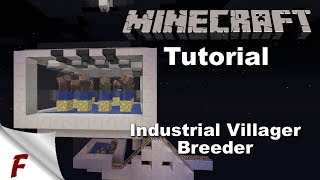 ✅ Minecraft Infinite Industrial Villager Breeder Tutorial 112 1121 amp 1122 [upl. by Xirdnek921]