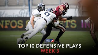 Top 10 Defensive Plays of Week 3  Season 2023 [upl. by Ramon]