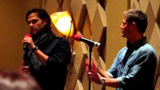 Supernatural Lunch Panel 2013 with Jensen and Jared Full length [upl. by Amalie810]