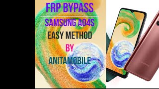 A04S A047F U4 Android 13 frp bypass easy method 🎁🎁🎁🚀🚀 [upl. by Anaidni]