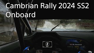 Cambrian Rally 2024 SS2 onboard eBRC [upl. by Ynamrej243]