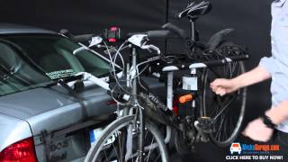 3 Bike Rear Door Mounted Cycle Carrier For Ford Mondeo From MicksGaragecom [upl. by Ynohtn]