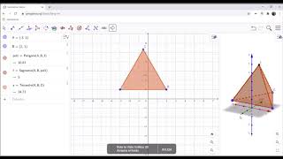 Tetraedro con Geogebra 3D [upl. by Deedahs630]