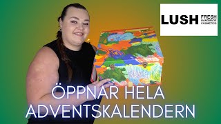 ÖPPNAR LUSH ADVENTSKALENDER 2024 [upl. by Gorlicki]