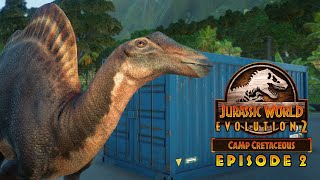 OURANOSAURUS HARBOUR BUILD  Camp Cretaceous Park Build 2  Jurassic World Evolution 2 [upl. by Bayer]