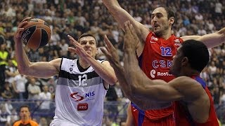 Highlights Partizan NIS BelgradeCSKA Moscow [upl. by Hnim]