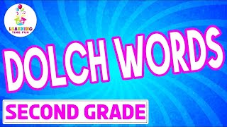 DOLCH WORDS for Kids Second Grade Dolch Sight Words  Learn Sight Words and Dance [upl. by Siurtemed]