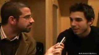 Interview with Sasha Vujacic [upl. by Laeira983]