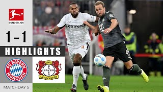 Bayern München gegen Leverkusen 1  1  Highlights  Bundesliga 202425  29th September 2024 [upl. by Erica97]