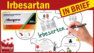 Irbesartan 300 mg Avapro What Is Irbesartan Used For Uses Dose and Irbesartan Side Effects [upl. by Alegnave]