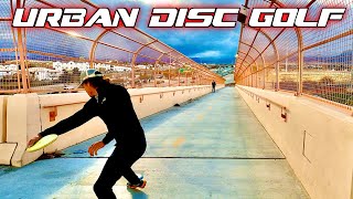 Urban Disc Golf  Las Vegas  Bonanza Bridge [upl. by Bridgid]