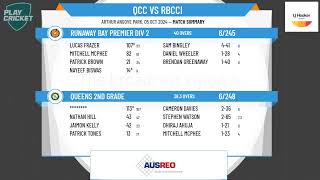 Queens 2nd Grade v Runaway Bay Premier Div 2 [upl. by Stelmach]