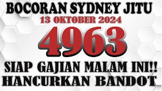 PREDIKSI SIDNEY HARI INI 13 OKTOBER 2024  BOCORAN SIDNEY HARI INI  RUMUS JITU SIDNEY HARI INI [upl. by Barn]