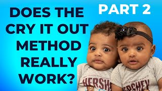 Does the Cry It Out method really work Sleep training the twins using the Ferber Method and Owlet [upl. by Iaoh]