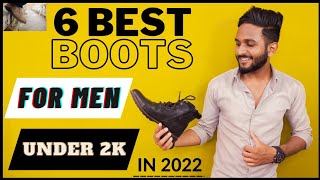 6 BEST BOOTS FOR MEN UNDER 2K IN 2022 These boots are perfect for a stylish man in the city [upl. by Narton870]