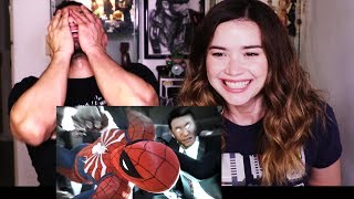 MARVELS SPIDERMAN  PS4  2017 E3 Gameplay Trailer Reaction [upl. by Kenway]