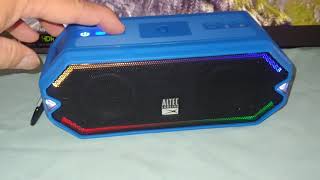 Altec Lansing HydraBlast Wireless Portable Bluetooth Speaker IP67 Waterproof for Parties USB C Rec [upl. by Inaoj26]