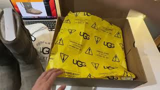 Unboxing gallery dept x uggs canvas boots sizing and fit on description [upl. by Raddi526]