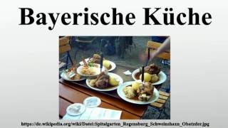 Bayerische Küche [upl. by Annayar]