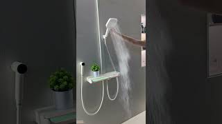 White also fits to luxury white shower set [upl. by Aicenad]