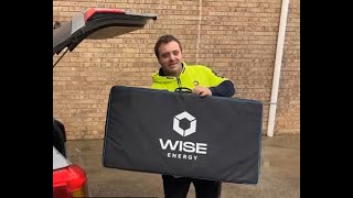 WISE Energy 400W Foldable Solar Panel  POWERFUL and IT ACTUALLY WORKS AS ADVERTISED [upl. by Wyne744]