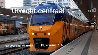 vertrek virm 8715flow in utrecht centraal [upl. by Darsey333]