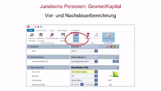 TaxWare  Juristische Personen [upl. by Dearr]