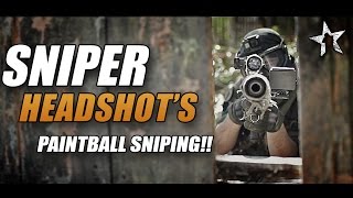 PAINTBALL SNIPER HEADSHOTS Flanking the enemy with Deadly accuracy [upl. by Annaerdna684]