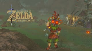 quotNEWquot Skull Kids Armor in Breath of the Wild BOTW MODS [upl. by Mahalia640]