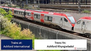 Class 756 delivery Trains at Ashford International 17052023 [upl. by Day]