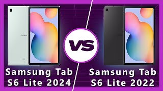 Samsung Tab S6 Lite 2024 vs Samsung Tab S6 Lite 2022 Should You Upgrade [upl. by Emelin]