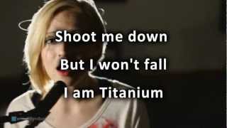 David Guetta  Titanium ft Sia cover by Madilyn Bailey with lyrics HD [upl. by Anitsirhcairam]