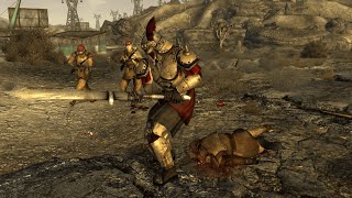 Legate Lanius VS NCR First Recon  Fallout New Vegas NPC Battles [upl. by Marianne143]