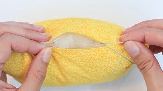 Sewing Skill Builder SLIP STITCH INVISIBLE STITCH LADDER STITCH How to sew tutorial Hand sewing [upl. by Lillie]