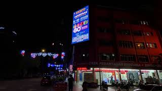 Nearby Johor Bahru City Square Malaysia Digital Billboard Ads Along Jalan Wong Ah Fook DOOH Ads [upl. by Aenel343]