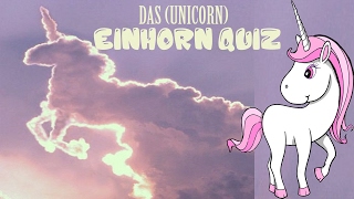 DAS EINHORN QUIZ  Testedichde  LIISASWORLD [upl. by Selinda215]