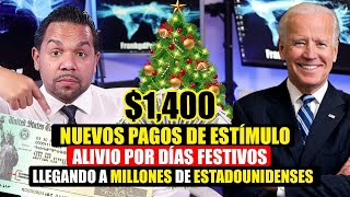 ¡Nuevos Pagos de Estímulo por Días Festivos ¡LLegando A Millones de Estadounidenses 2023 [upl. by Lrem]