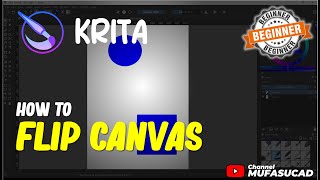 Krita How To Flip Canvas [upl. by Landes]