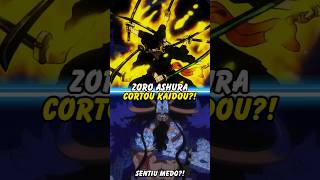 ZORO NO MODO ASHURA CORTOU O KAIDOU onepiece anime otaku zoro [upl. by Alcinia]