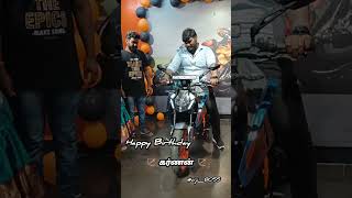 1st year complete My bike 🎂Happy Birthday 🚀🏹கர்ணன்🏹🚀 celebration 🥳 ktmduke39t ktmindia bikelover [upl. by Kinemod]