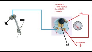 How to install a fuel gauge [upl. by Zinn948]