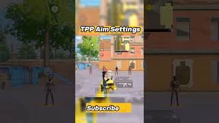 Best TPP Aim Settings amp Sensitivity  New Tips and Tricks  BGMI  PUBG MOBILE bgmi pubg shorts [upl. by Bicknell763]