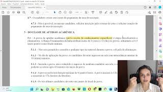 Análise Edital Mestrado Direito UERJ 2022 [upl. by Hairakcaz]