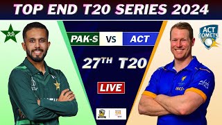 PAKISTAN vs AUSTRALIAN 27th T20 MATCH LIVE SCORES  PAK S vs ACT LIVE MATCH [upl. by Haynes115]