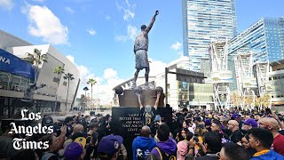 What Kobe Bryant’s statue means to fans and Los Angeles [upl. by Mehta]